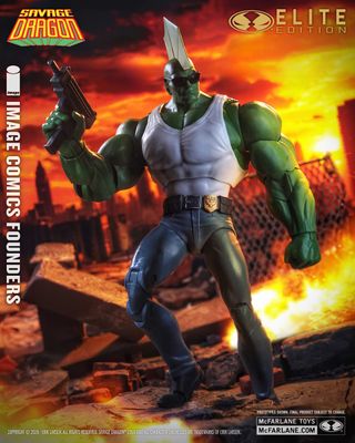 ***PRE-ORDER*** McFarlane Toys Savage Dragon (Image Comics Founders Series) McFarlane Elite Edition #12 Dragon Action Figure ***PRE-ORDER*** McFarlane Toys Savage Dragon (Image Comics Founders Series) McFarlane Elite Edition #12 Dragon Action Figure