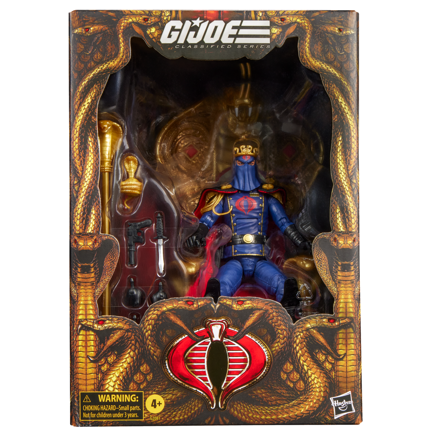 ***PRE ORDER*** G.I. Joe Classified Series #221, Cobra Commander in dress uniform Action Figure & throne ***PRE ORDER*** G.I. Joe Classified Series #221, Cobra Commander in dress uniform Action Figure & throne
