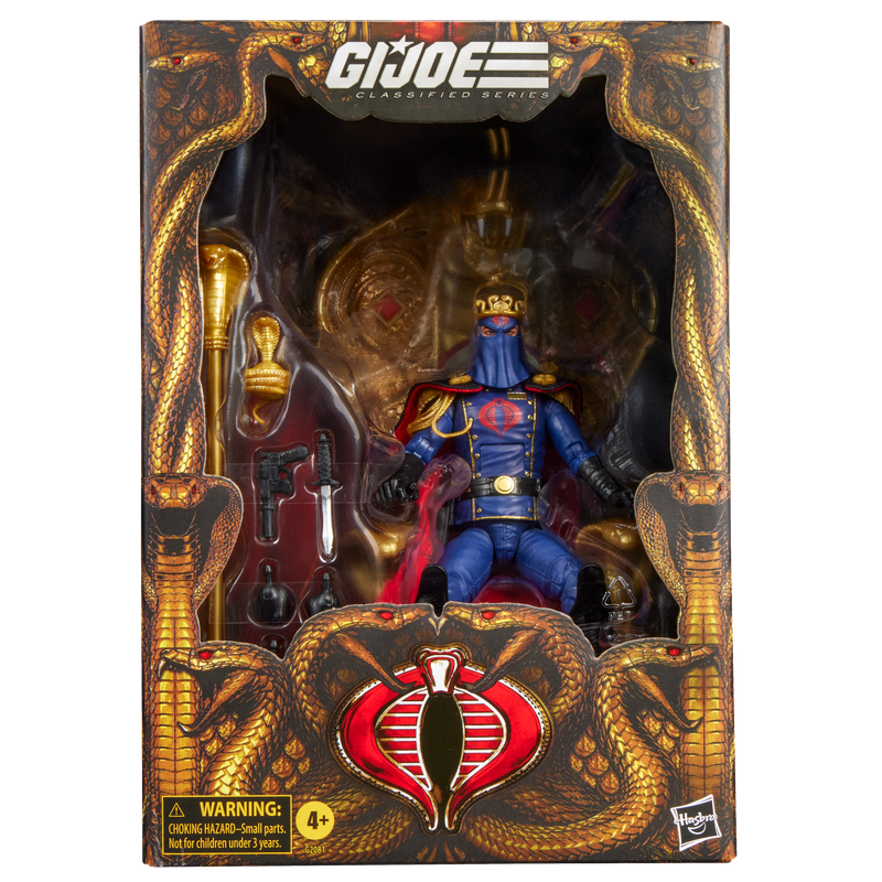 ***PRE ORDER*** G.I. Joe Classified Series #221, Cobra Commander in dress uniform Action Figure & throne ***PRE ORDER*** G.I. Joe Classified Series #221, Cobra Commander in dress uniform Action Figure & throne
