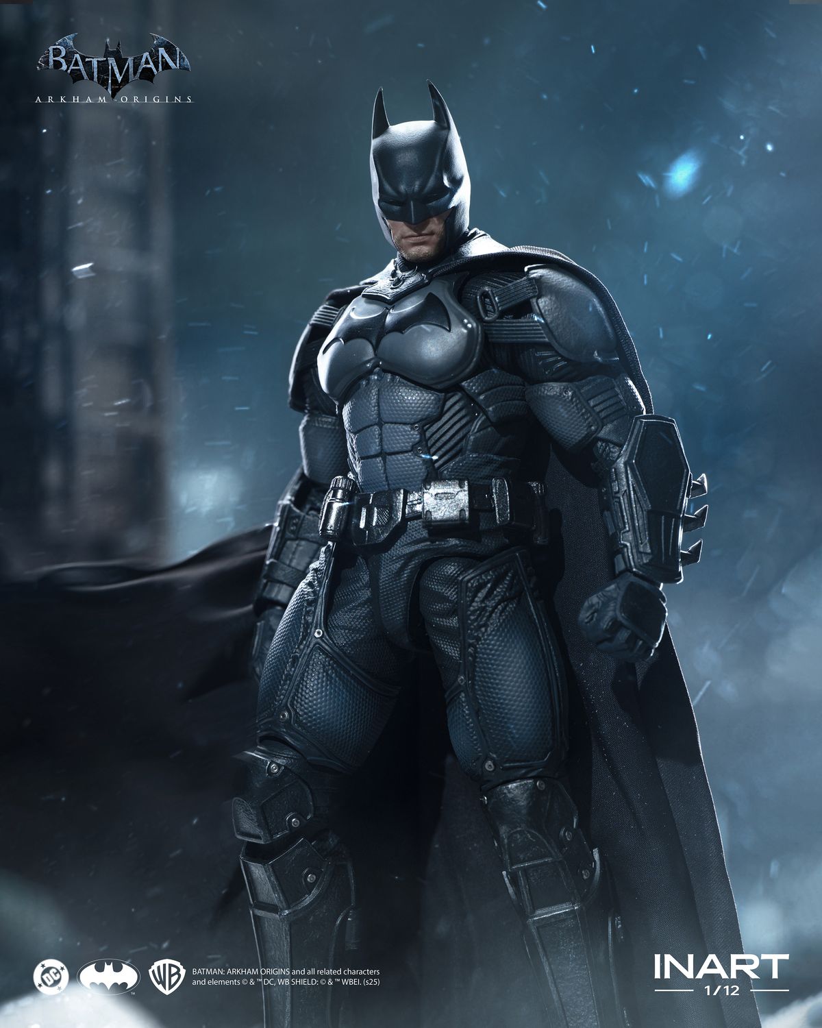 QUEEN STUDIOS INART Batman (Batman: Arkham Origins) 1/12 Action Figure QUEEN STUDIOS INART Batman (Batman: Arkham Origins) 1/12 Action Figure