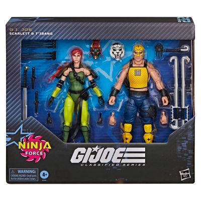 ***PRE ORDER*** G.I. Joe Classified Series #212, Ninja Force Scarlett and T'Jbang Action Figure Set