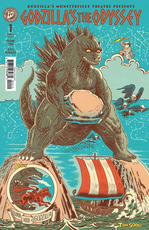 GODZILLAS MONSTERPIECE THEATRE THE ODYSSEY CVR A TOM SCIOLI IDW COMICS (10th June 2026)