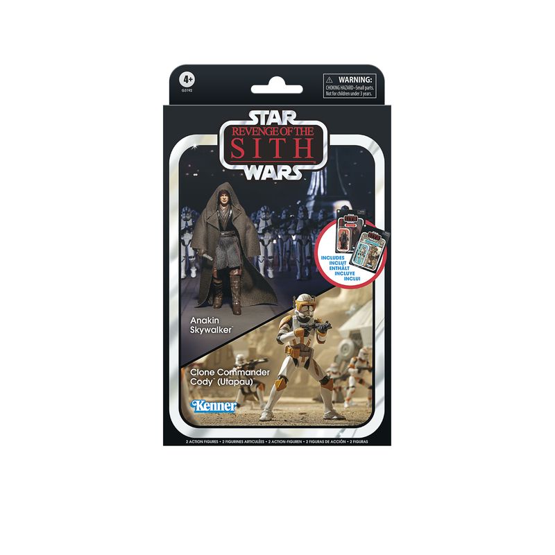 ***PRE ORDER*** Star Wars The Vintage Collection - Star Wars: Revenge of the Sith - Anakin Skywalker & Clone Commander Cody Premium Action Figure set ***PRE ORDER*** Star Wars The Vintage Collection - Star Wars: Revenge of the Sith - Anakin Skywalker & Clone Commander Cody Premium Action Figure set