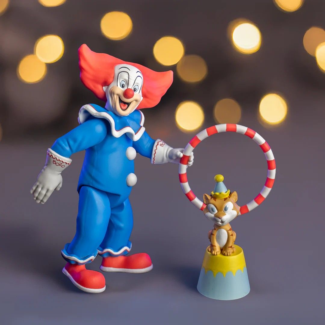TRICK OR TREAT STUDIOS Bozo the Clown Action Figure TRICK OR TREAT STUDIOS Bozo the Clown Action Figure