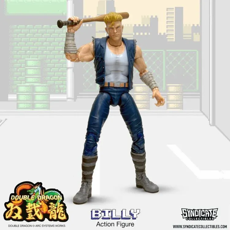 SYNDICATE COLLECTIBLES Double Dragon: Billy Lee 1/12 Scale Deluxe Action Figure SYNDICATE COLLECTIBLES Double Dragon: Billy Lee 1/12 Scale Deluxe Action Figure