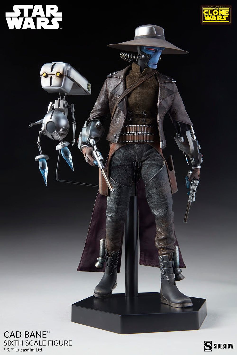 ***PRE ORDER*** Sideshow Collectibles 1:6 STAR WARS: THE CLONE WARS: CAD BANE With TODO 360 ***PRE ORDER*** Sideshow Collectibles 1:6 STAR WARS: THE CLONE WARS: CAD BANE With TODO 360