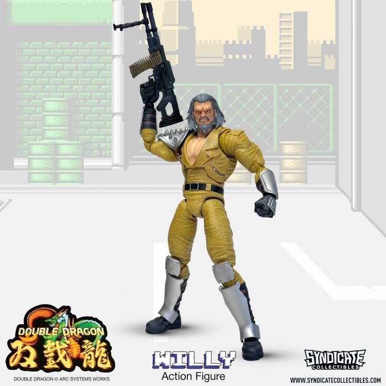 SYNDICATE COLLECTIBLES Double Dragon: Willy 1/12 Scale Deluxe Action Figure SYNDICATE COLLECTIBLES Double Dragon: Willy 1/12 Scale Deluxe Action Figure