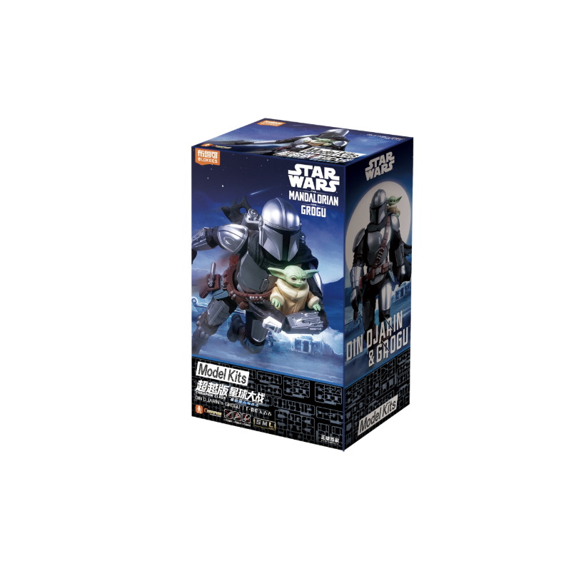Blokees Star Wars The Mandalorian & Grogu Din Djarin & Grogu Classic Class 05 Model Kit Blokees Star Wars The Mandalorian & Grogu Din Djarin & Grogu Classic Class 05 Model Kit