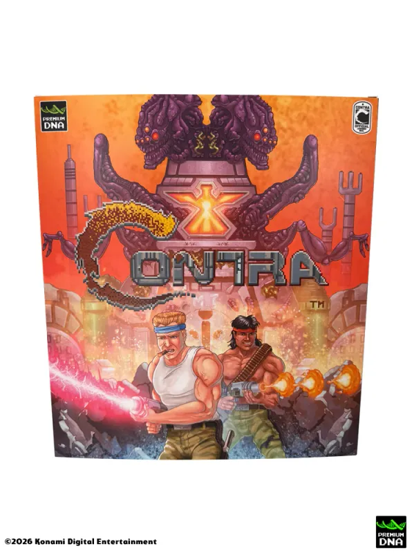 PREMIUM DNA Contra (NES) Bill Rizer + Lance Bean MAXIMUM PAYLOAD 1/12 Scale Signature Series Action Figure Set (LIMITED EDITION of 750) PREMIUM DNA Contra (NES) Bill Rizer + Lance Bean MAXIMUM PAYLOAD 1/12 Scale Signature Series Action Figure Set (LIMITED EDITION of 750)