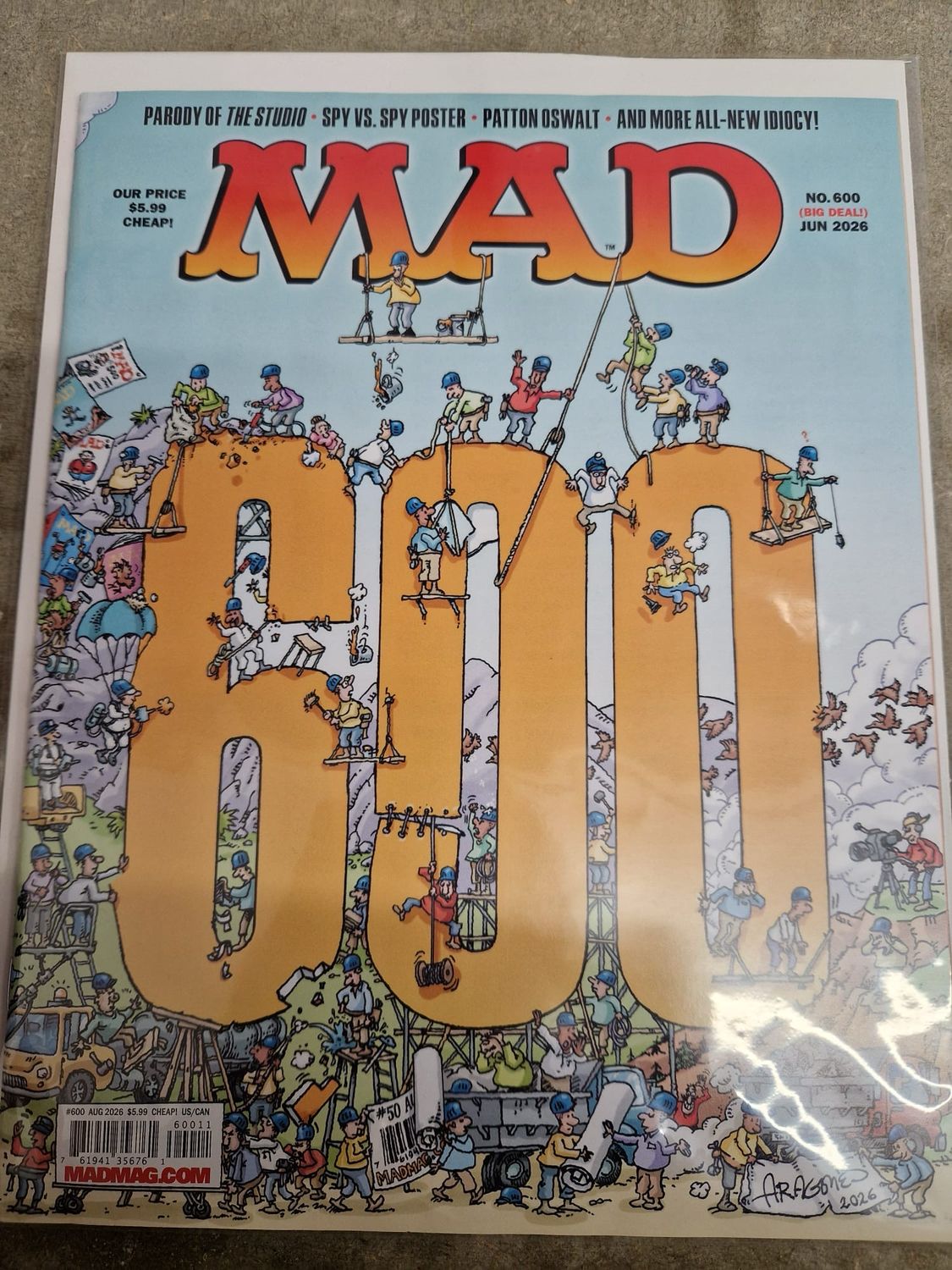 MAD MAGAZINE #600 DC COMICS (17th June 2026) MAD MAGAZINE #600 DC COMICS (17th June 2026)