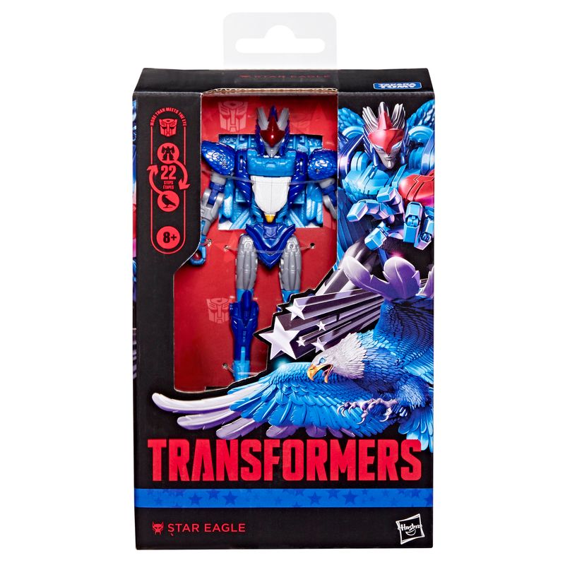 Transformers Deluxe Class Star Eagle Action Figure (USA 250th Anniversary)