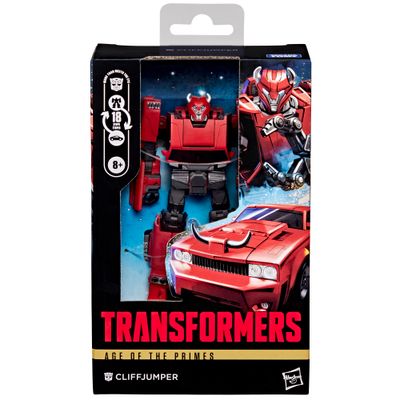 Transformers Age of the Primes Deluxe Class Cliffjumper Action Figure Transformers Age of the Primes Deluxe Class Cliffjumper Action Figure