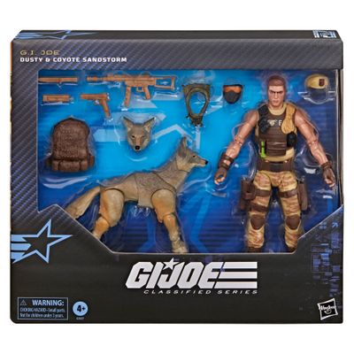 ***PRE ORDER*** G.I. Joe Classified Series #217, Dusty & Coyote Sandstorm Action Figure and Pet