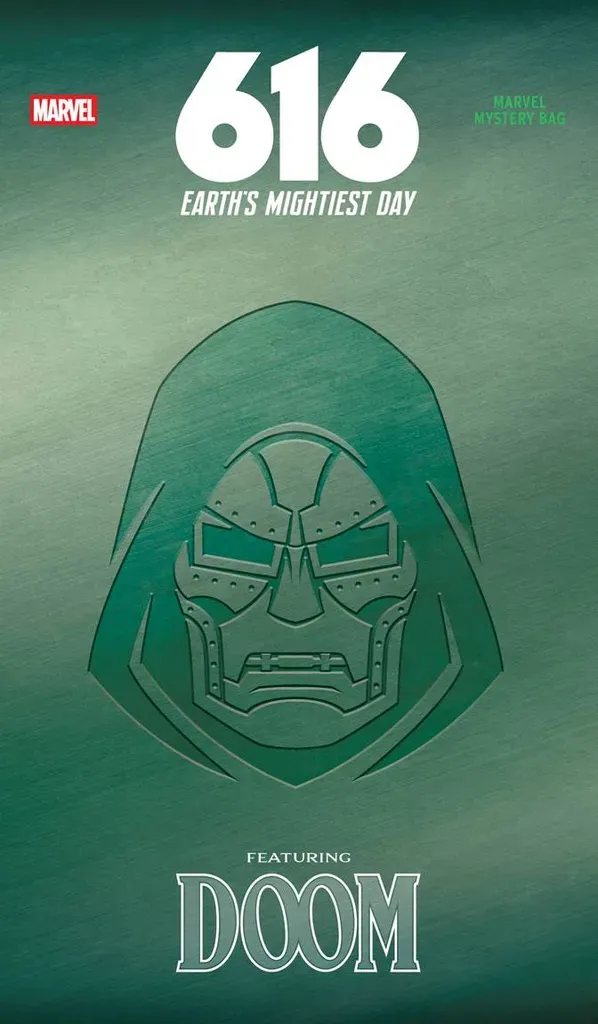 616 DAY MARVEL MYSTERY BAG FEATURING DOOM MARVEL COMICS (24th June 2026) 616 DAY MARVEL MYSTERY BAG FEATURING DOOM MARVEL COMICS (24th June 2026)