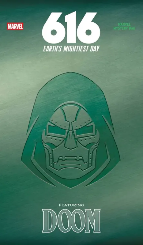616 DAY MARVEL MYSTERY BAG FEATURING DOOM MARVEL COMICS (24th June 2026) 616 DAY MARVEL MYSTERY BAG FEATURING DOOM MARVEL COMICS (24th June 2026)