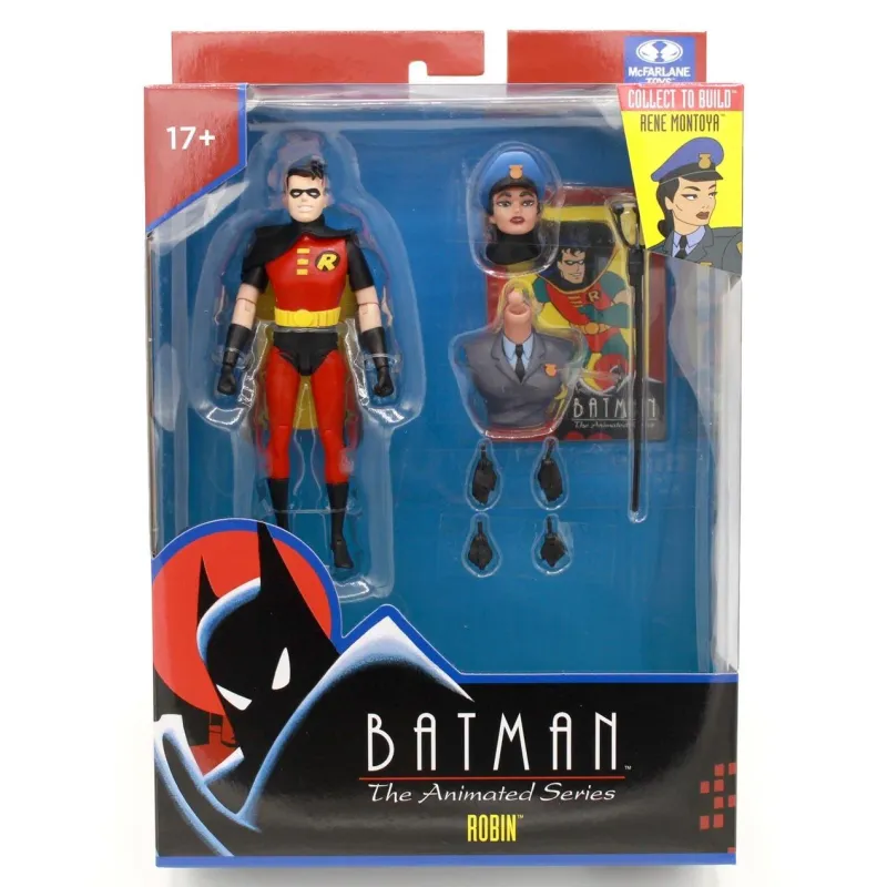DC DIRECT COLLECTIBLES 6 DC DIRECT COLLECTIBLES 6" BATMAN THE ANIMATED SERIES WAVE Robin (Black & Red) ACTION FIGURE (BAF Rene Montoya)