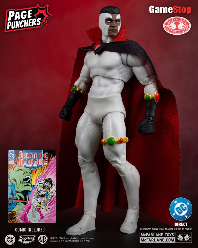 MCFARLANE TOYS DC 7IN DIRECT FIGURE WITH COMIC - WV12 - Justice League #74 BLOODWYND MCFARLANE TOYS DC 7IN DIRECT FIGURE WITH COMIC - WV12 - Justice League #74 BLOODWYND