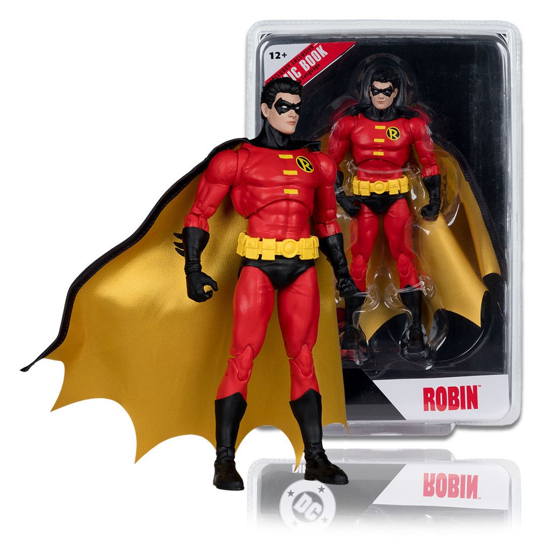 MCFARLANE TOYS DC 7IN DIRECT FIGURE WITH COMIC - WV12 - Teen Titan #41 ROBIN