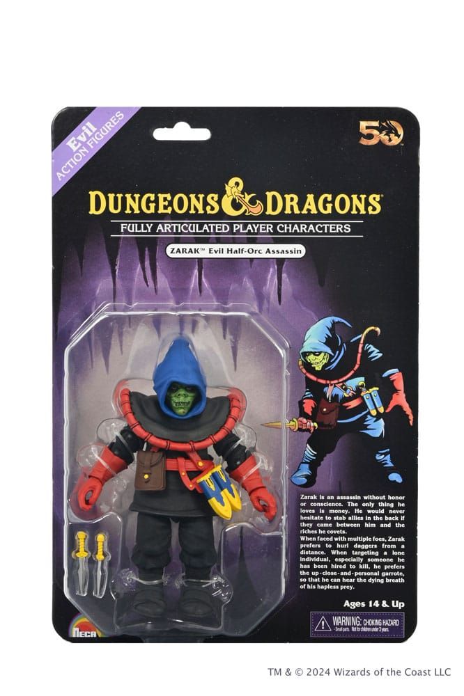 NECA 7" Scale Dungeons & Dragons 50th Anniversary Zarak