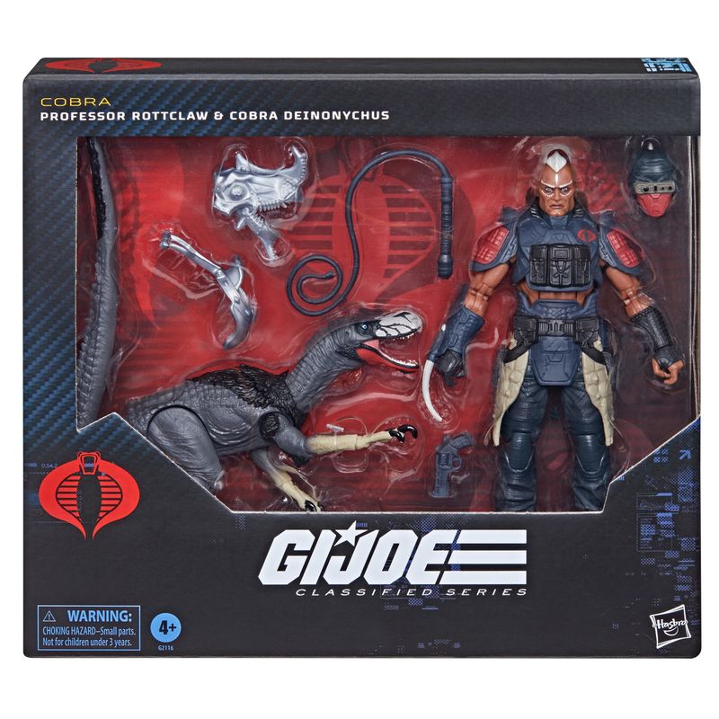 G.I. Joe Classified Series #196 Professor Rottclaw & Cobra Deinonychus Action Figure Set G.I. Joe Classified Series #196 Professor Rottclaw & Cobra Deinonychus Action Figure Set