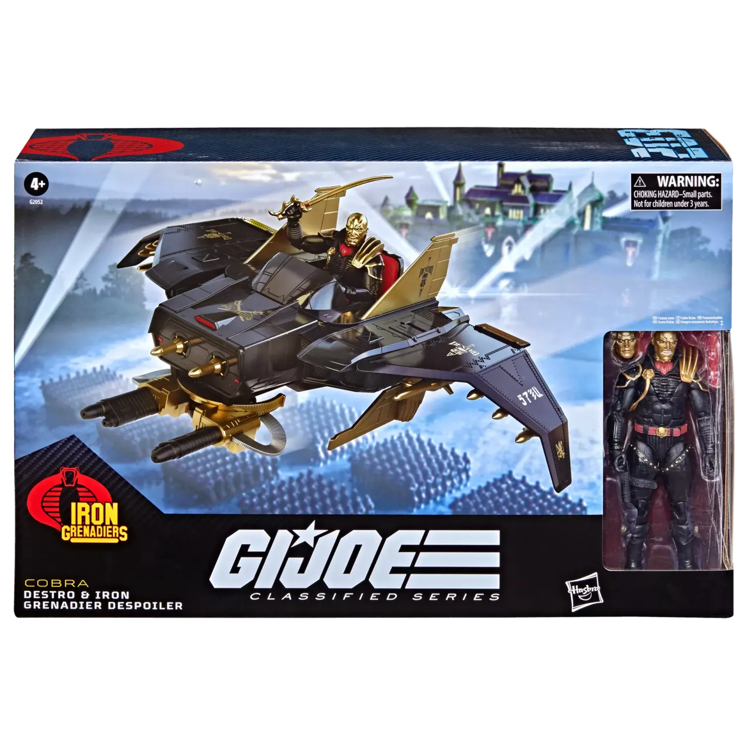 G.I. Joe Classified Series #203, Destro & Iron Grenadier Despoiler Action Figure and Vehicle G.I. Joe Classified Series #203, Destro & Iron Grenadier Despoiler Action Figure and Vehicle