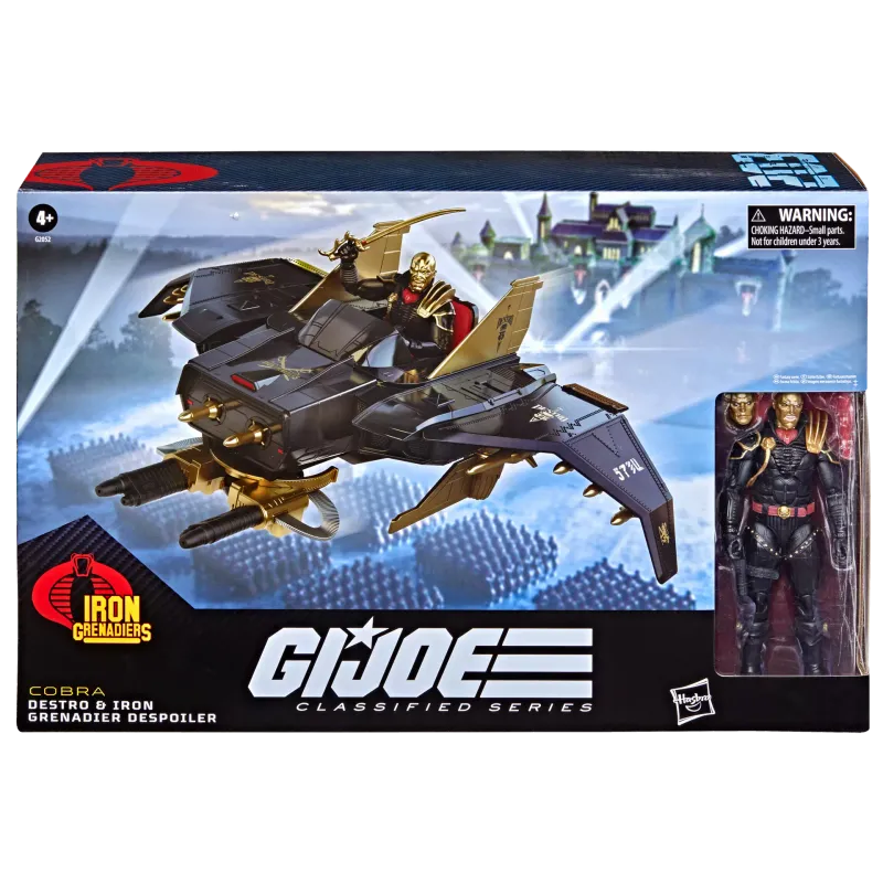 G.I. Joe Classified Series #203, Destro & Iron Grenadier Despoiler Action Figure and Vehicle G.I. Joe Classified Series #203, Destro & Iron Grenadier Despoiler Action Figure and Vehicle