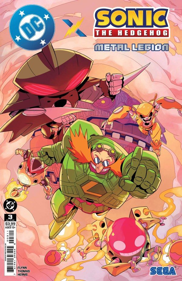 DC X SONIC THE HEDGEHOG THE METAL LEGION #3 CVR A COLLAR DC COMICS (1st July 2026) DC X SONIC THE HEDGEHOG THE METAL LEGION #3 CVR A COLLAR DC COMICS (1st July 2026)
