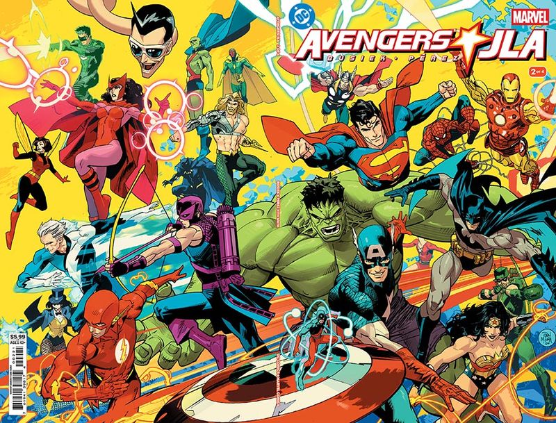 AVENGERS JLA #2 FACSIMILE CVR B DAN MORA VAR DC COMICS (1st July 2026) AVENGERS JLA #2 FACSIMILE CVR B DAN MORA VAR DC COMICS (1st July 2026)