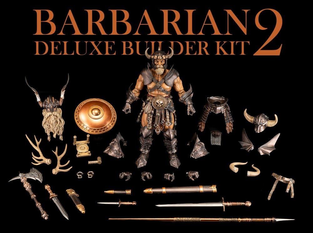 ***PRE ORDER*** Mythic Legions: Reinforcement 3 Action Figure Accessory Barbarian Builder Kit 2 Deluxe