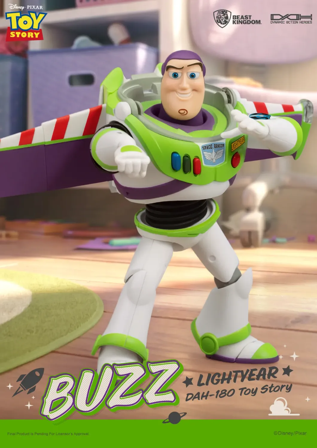 ***PRE ORDER*** Beast Kingdom Toy Story Dynamic 8ction Heroes DAH-180 Buzz Lightyear Action Figure ***PRE ORDER*** Beast Kingdom Toy Story Dynamic 8ction Heroes DAH-180 Buzz Lightyear Action Figure