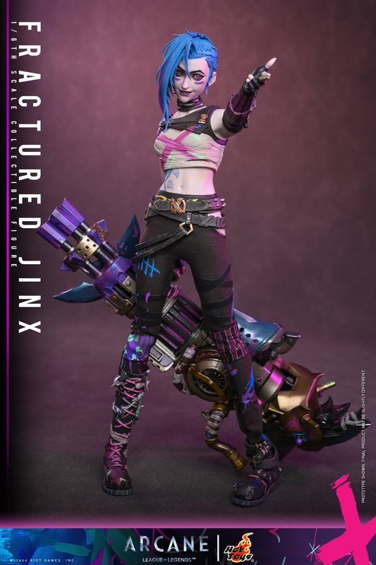 ***PRE ORDER*** Hot Toys Arcane (League of Legends) Fractured Jinx 1/6th Scale Collectible Figure