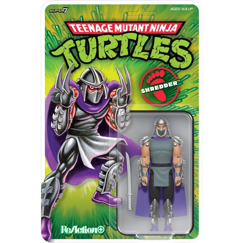 Super7 Teenage Mutant Ninja Turtles ReAction+ Wave 1 Shredder