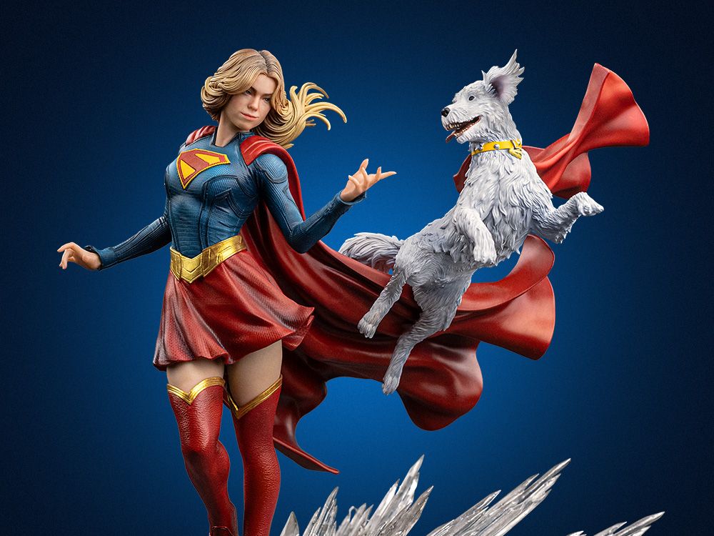 ***PRE-ORDER*** Iron Studios DC Comics Supergirl (2026) -Supergirl & Krypto Art Scale 1/10 Statue
