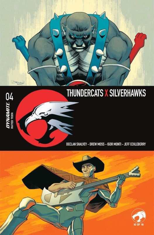 THUNDERCATS X SILVERHAWKS #4 CVR A DECLAN SHALVEY VAR DYNAMITE COMICS (8th July 2026) THUNDERCATS X SILVERHAWKS #4 CVR A DECLAN SHALVEY VAR DYNAMITE COMICS (8th July 2026)