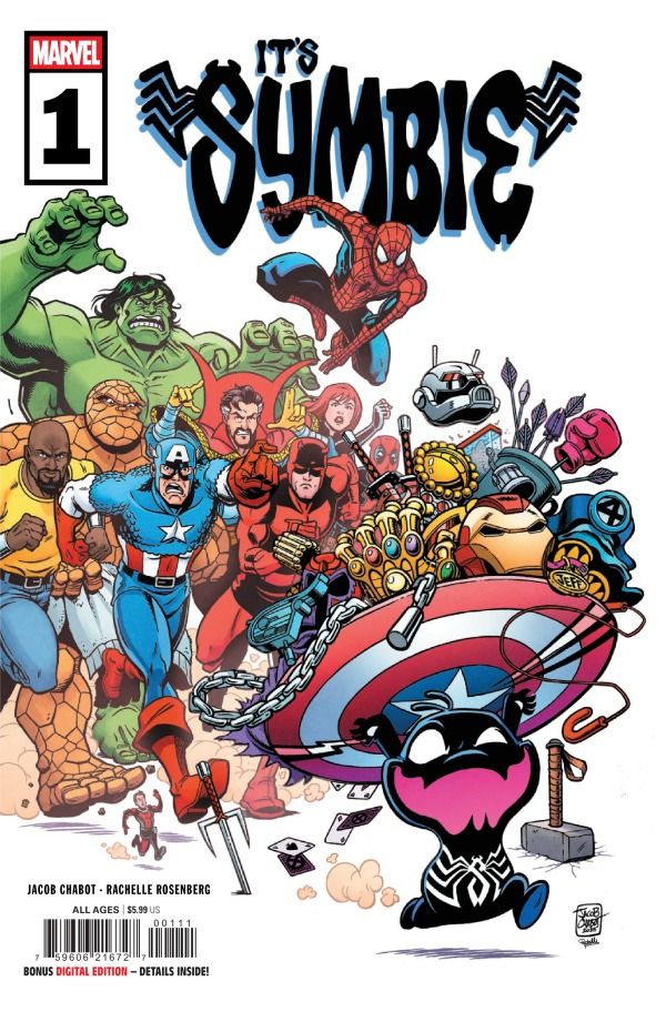 IT'S SYMBIE #1 (ONE-SHOT) CVR A JACOB CHABOT MARVEL COMICS (8th July 2026) IT'S SYMBIE #1 (ONE-SHOT) CVR A JACOB CHABOT MARVEL COMICS (8th July 2026)