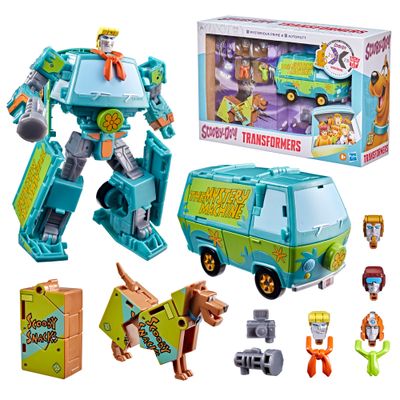 ***PRE ORDER*** Transformers Scooby Doo Mysterious Prime & Automutt Converting Action Figure Set