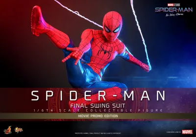 Hot Toys 1/6th Scale Spider-Man No Way Home Spider-Man (Final Swing Suit) (Movie Promo Edition) Collectible Figure