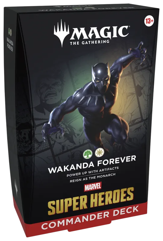Magic the Gathering: Marvel's Super Heroes Commander Deck - Wakanda Forever