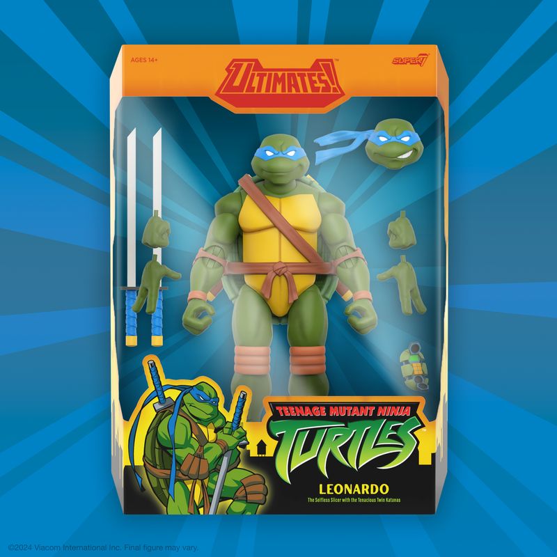Super7 TMNT Wave 12 Ultimates Leonardo (Teenage Mutant Ninja Turtles)