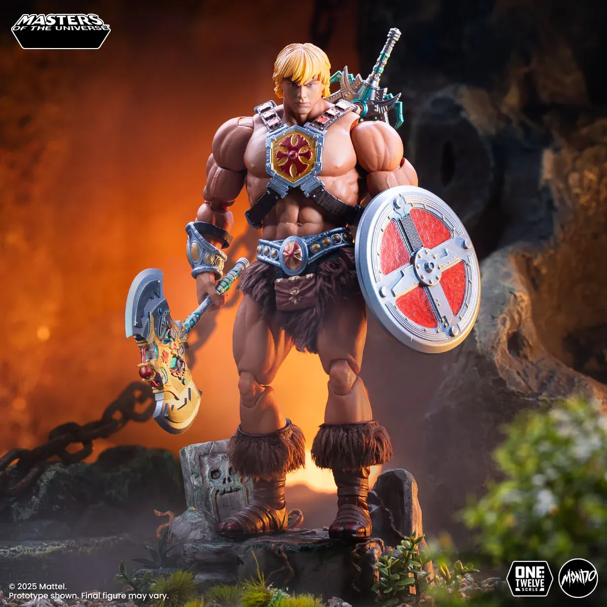 Mondo Masters Of The Universe He Man 1/12 Scale Figure (MOTU200X)