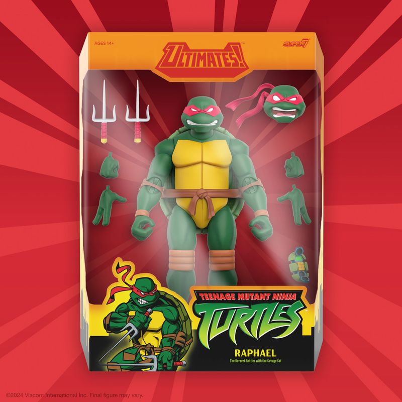 Super7 TMNT Wave 12 Ultimates Raphael (Teenage Mutant Ninja Turtles)