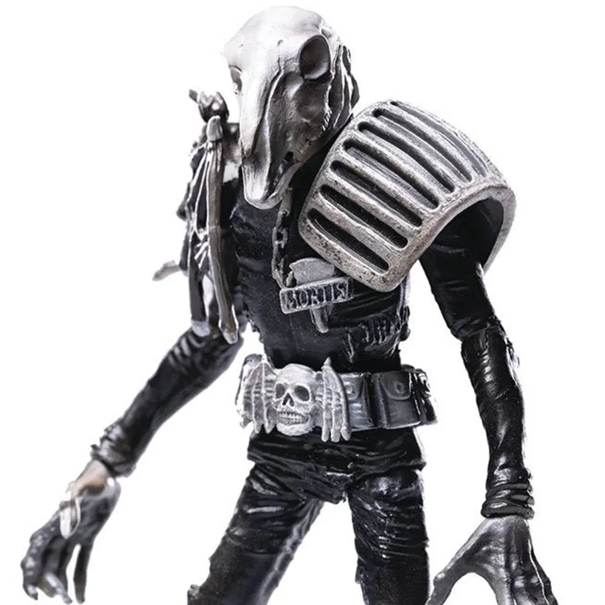 HIYA TOYS: Judge Dredd Judge Mortis Black and White Exquisite Mini Series 1:18 Scale Action Figure