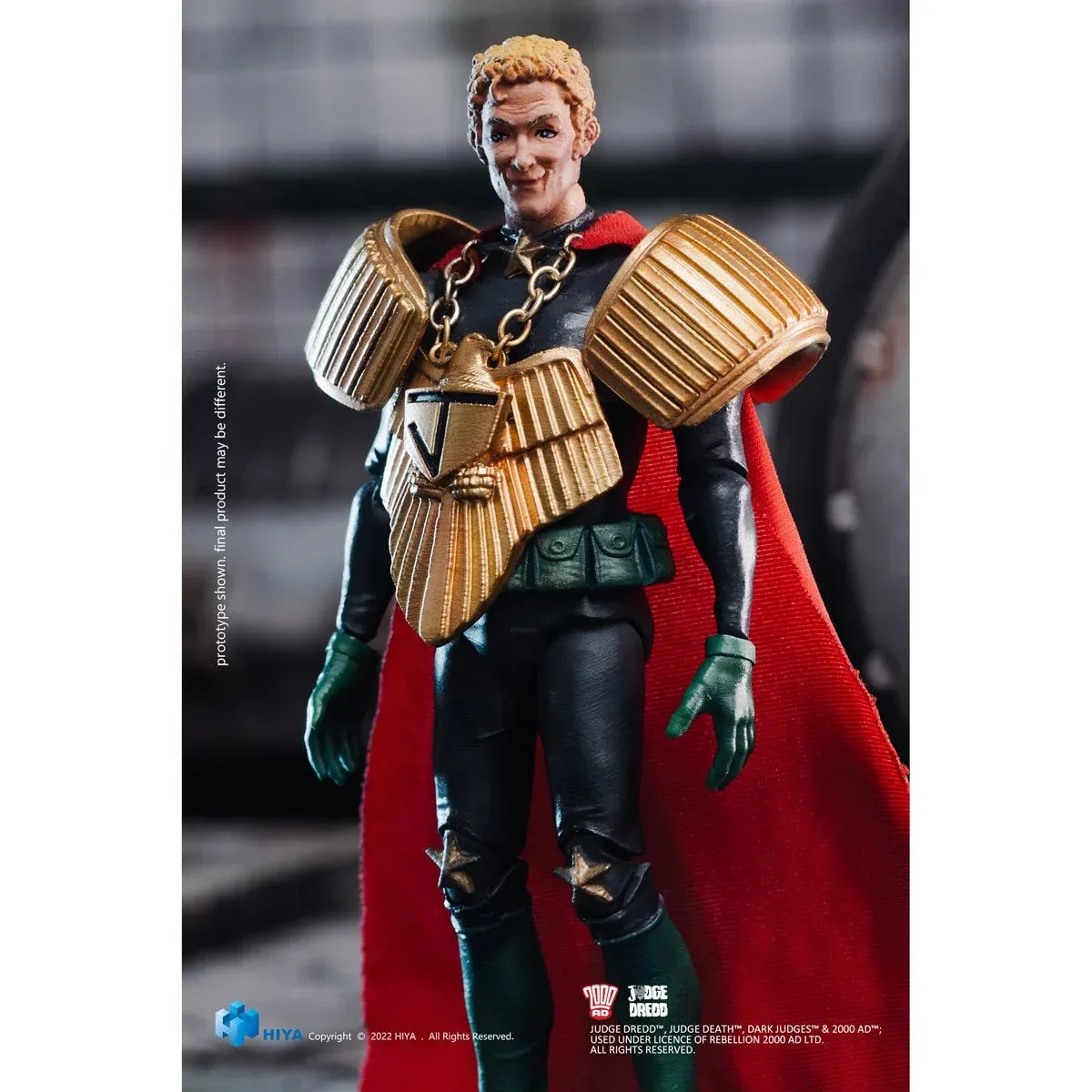 HIYA TOYS: Judge Dredd Chief Judge Caligula Exquisite Mini Series 1:18 Scale Action Figure