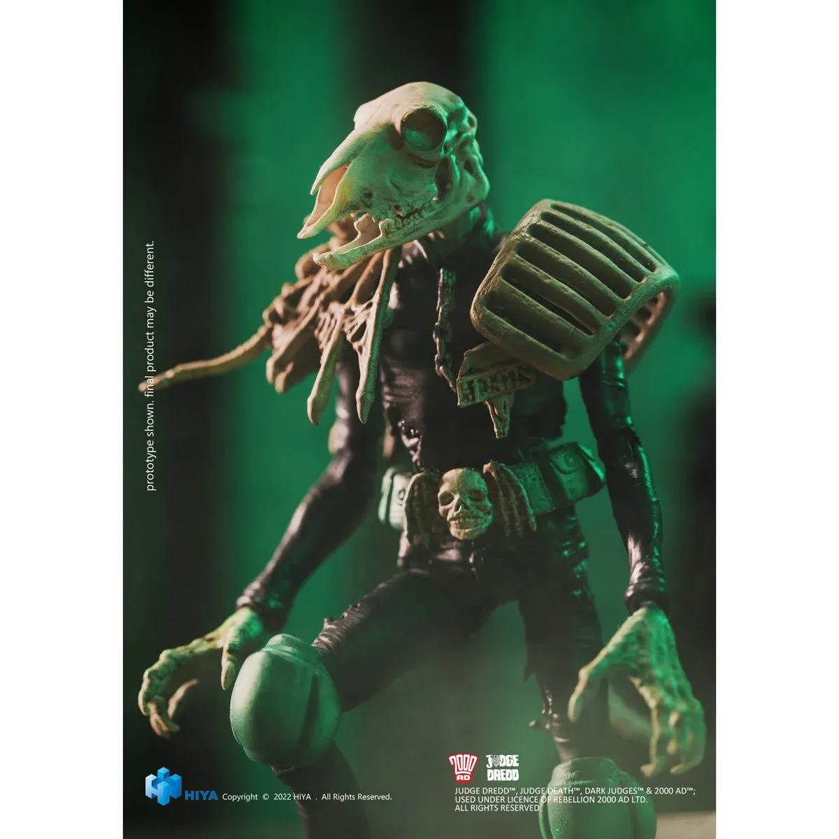HIYA TOYS: Judge Dredd Judge Mortis Exquisite Mini Series 1:18 Scale Action Figure