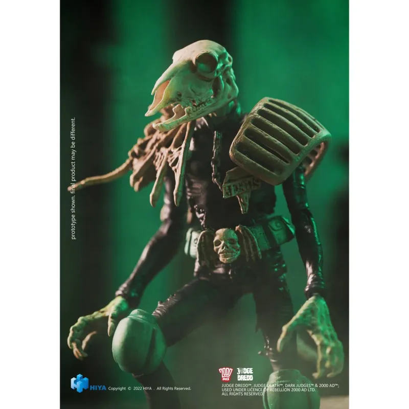 HIYA TOYS: Judge Dredd Judge Mortis Exquisite Mini Series 1:18 Scale Action Figure