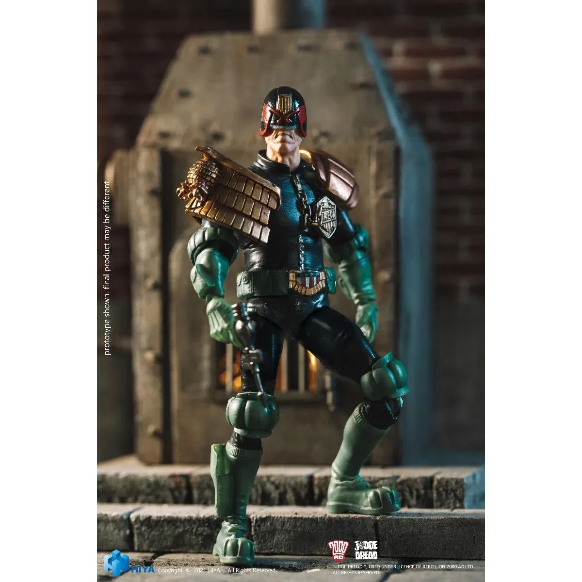 HIYA TOYS: Judge Dredd Exquisite Mini Series 1:18 Scale Action Figure