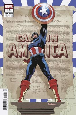 CAPTAIN AMERICA #13 CVR B 250TH HOMAGE ROGE ANTONIO VAR MARVEL COMICS (15th July 2026) CAPTAIN AMERICA #13 CVR B 250TH HOMAGE ROGE ANTONIO VAR MARVEL COMICS (15th July 2026)