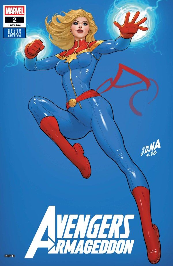 AVENGERS ARMAGEDDON #2 CVR C NAKAYAMA COLOR BLOCK BLUE VAR MARVEL COMICS (15th July 2026) AVENGERS ARMAGEDDON #2 CVR C NAKAYAMA COLOR BLOCK BLUE VAR MARVEL COMICS (15th July 2026)