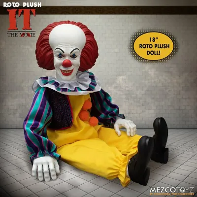 MEZCO DESIGNER SERIES: 18 MEZCO DESIGNER SERIES: 18" It 1990 Pennywise Roto Plush