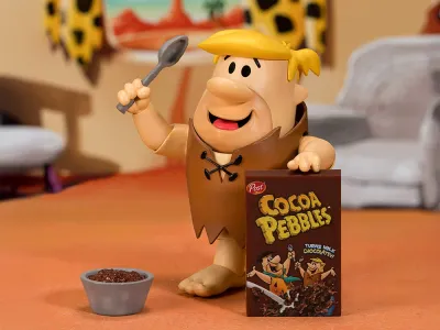 JADA TOYS THE FLINTSTONES Cocoa Pebbles Barney Rubble 1/12 Scale Action Figure JADA TOYS THE FLINTSTONES Cocoa Pebbles Barney Rubble 1/12 Scale Action Figure